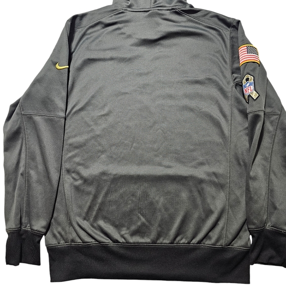 New England Patriots Hoodie Mens Medium Nike Onfield Military Salute to Service - Picture 4 of 11